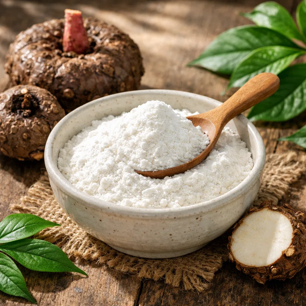 Indonesian porang konjac flour
